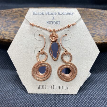 Road Mirrors Spiral Jewelry Set